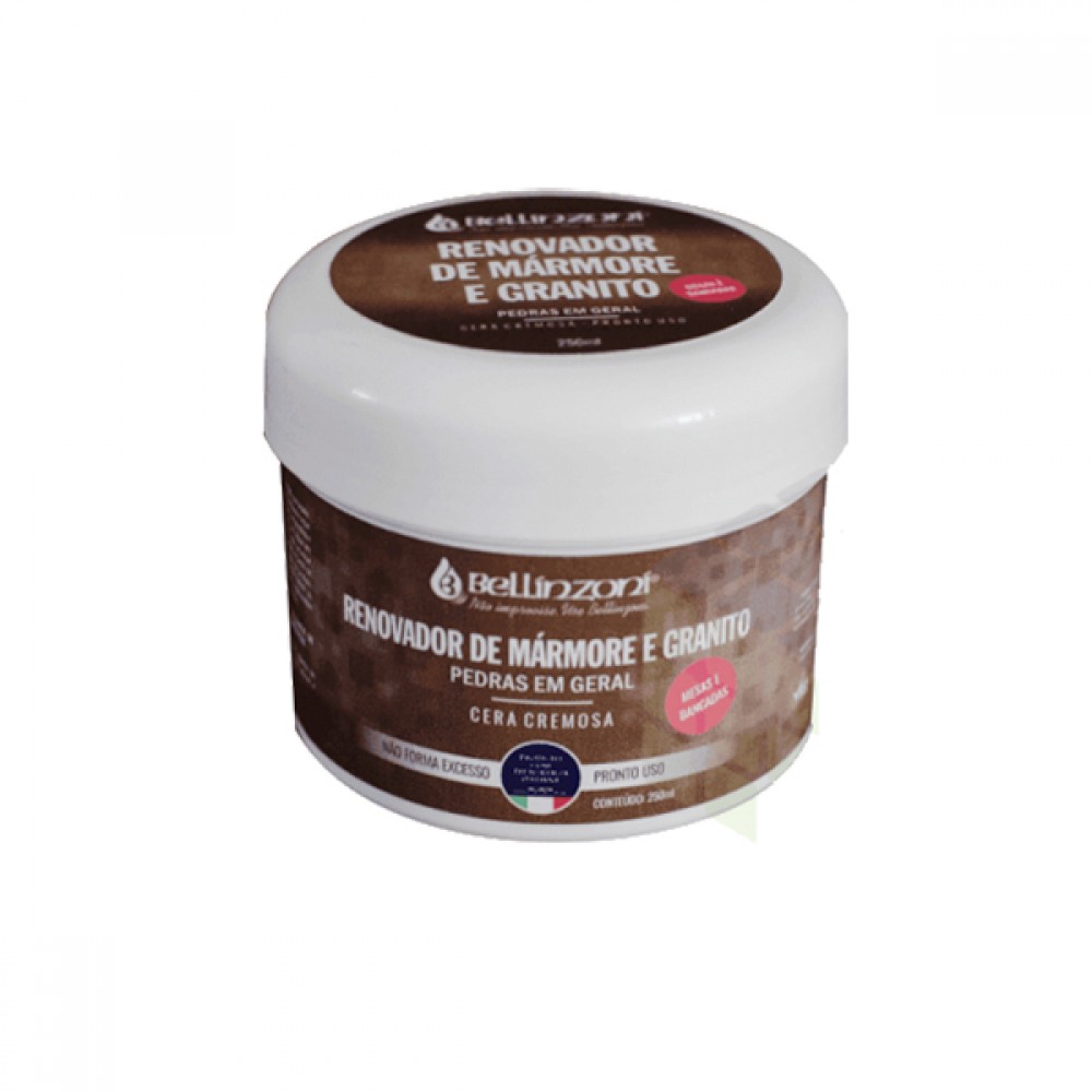 Renovador de Mármore e Granito Cremoso 250ml Bellinzone Renovador de Mármore e Granito Cremoso 250ml Bellinzone