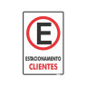 Placa Estacionamento Para Cliente Ps02 - Encartale 