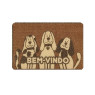 Tapete Capacho Vinil 0.40x 0.60cm - Estampado