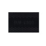 Tapete Capacho Vinil 0.40x 0.60cm Bem-Vindo - Zig Zag Preto