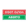 Placa Aberto/Fechado Ps513 - Encartale