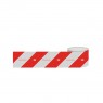 Fita Refletiva Branco/Vermelho Para-Choque Esquerda - 3M