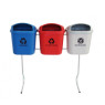 Conjunto p/ Coleta Seletiva com 3 Cestos 40 L - JSN