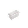 Ponteira Polietileno 20 x 30mm Retangular Interna Branca