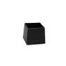 Ponteira Pvc Quadrada 25.4mm 1 Pol. Preta