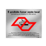 Placa Inox Proibido Fumar São Paulo Pa70 - Encartale