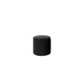 Ponteira Pvc Redonda 12.7mm 1/2 Pol. Preta