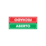 Placa Aberto/Fechado Ps506 - Encartale