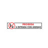 Placa Proibida a Entrada Com Animais Ps107 - Encartale 