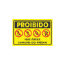 Placa Proibida (Bicic, Patins) Ps458 - Encartale 