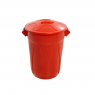 Cesto de Lixo 100 L Red com Tampa - JSN