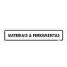 Placa Materiais e Ferramentas PS186 - Encartale 