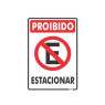 Placa Proibido Estacionar Ps01 - Encartale 
