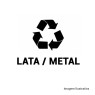 Adesivo Coleta Seletiva - Lata/Metal - JSN
