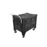 Carrinho Plástico 370L Tampa/Roda Completo - Jsn