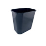 Cesto de Lixo 12.5 L sem Tampa Preto - Dello