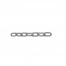 Corrente Plástica 63 x 34mm Cinza (Vendida por Metro) - Plastcor