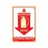 Placa em Poliestireno Extintor Água PS-89