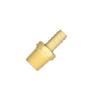 Espigão Fixo Macho Latão, Rosca NPT 1/2 Pol p/Mangueira 1/2 Pol - Lubefer