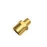 Adaptador de Redução 1/2 Fêmea x 1/4 Pol Macho Latão - Lubefer
