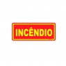 Placa em Poliestireno Incêndio PS-121