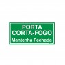 Placa em Poliestireno Porta Corta-Fogo PS-149