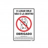 Placa em Poliestireno Proibido a Entrada de Animais PS-298