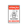 Placa Sinalizadora Uso Obrigatório Cinto c/ Trava - Encartale