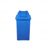 Cesto de Lixo 25 L Quadrado Basculante Azul - JSN