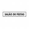 Placa em Poliestireno Salão de Festas PS-439