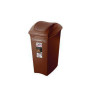 Cesto Lixo 70L Seletiva Marrom - Sanremo