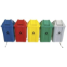 Conjunto para Coleta Seletiva com 5 Cestos 100 L - JSN