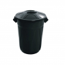 Cesto de Lixo 100L Com Tampa - Preto - JSN