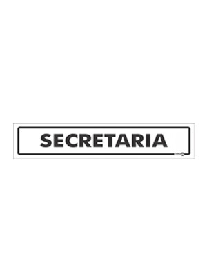 Placa Secretaria Ps160 - Encartale 