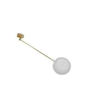  Torneira de Boia 1.1/2 Pol. Latão com Balão Plástico - Garden