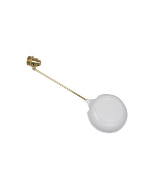  Torneira de Boia 2 Pol. Latão com Balão Plástico - Garden