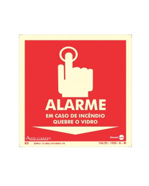 Placa Botão De Alarme Paf414 - Encartale