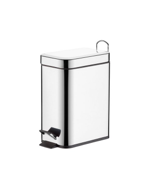 Cesto Lixo 5L Inox Retângulo - Brinox 