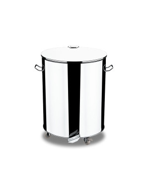 Lixeira Inox com Pedal/Tampa 110L - Brinox