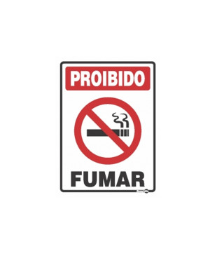 Placa Proibido Fumar Ps100 - Encartale 
