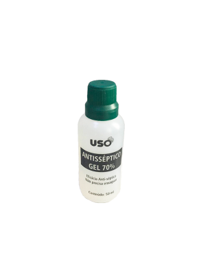 Álcool Gel Antisséptico 70º 50ml - Uso