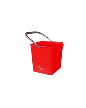 Balde 15 L Vermelho com Alça - Bralimpia
