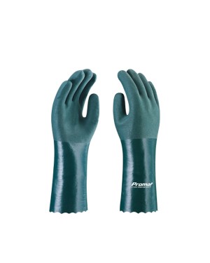 Luva PVC Forrada Palma Áspera 65cm - Promat