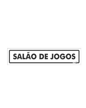 Placa Sala de Jogos Ps442 - Encartale 