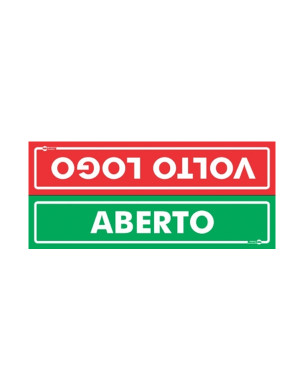 Placa Aberto/Fechado Ps513 - Encartale