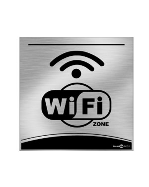 Placa Inox Local Com Wifi Pa07 - Encartale