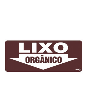 Placa Lixo Orgânico Ps235 - Encartale