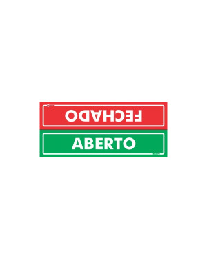 Placa Aberto/Fechado Ps506 - Encartale