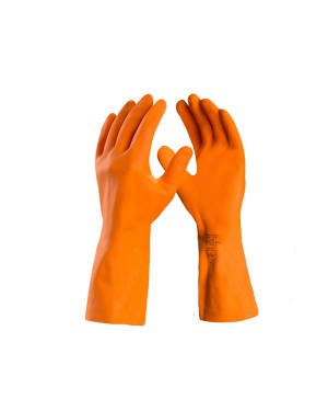 Luva Látex Reforçada Max Orange DA-208D M - Danny