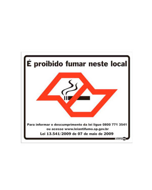 Adesivo Proibido Fumar Neste Local - Encartale